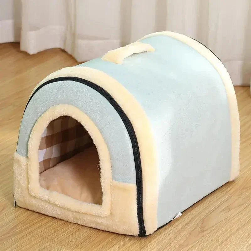 Soft Cozy Bed Warm House With Mat For Small Medium pets - Venus Trendy Fashion Online