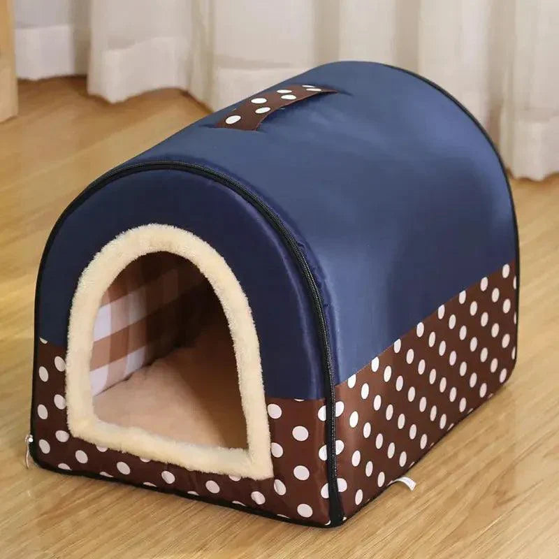 Soft Cozy Bed Warm House With Mat For Small Medium pets - Venus Trendy Fashion Online