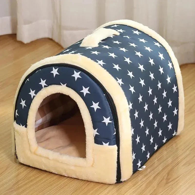 Soft Cozy Bed Warm House With Mat For Small Medium pets - Venus Trendy Fashion Online