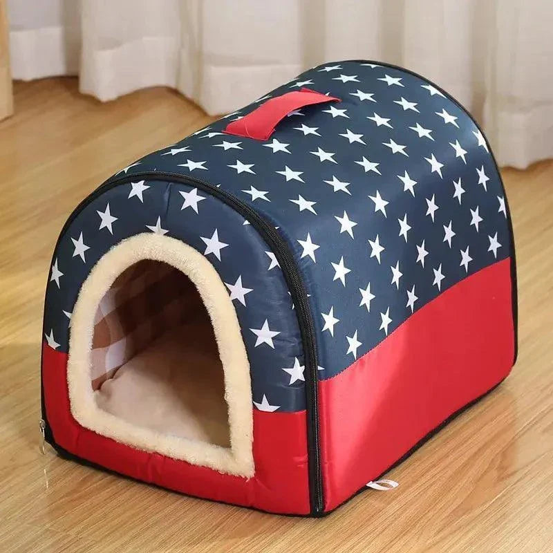 Soft Cozy Bed Warm House With Mat For Small Medium pets - Venus Trendy Fashion Online