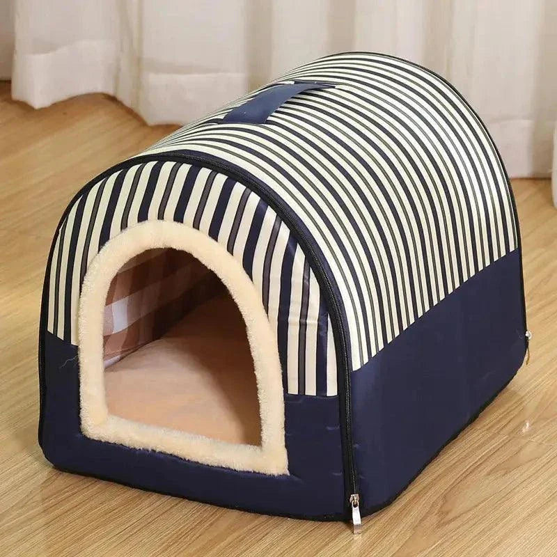 Soft Cozy Bed Warm House With Mat For Small Medium pets - Venus Trendy Fashion Online