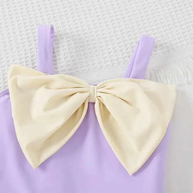 Soft Silk Bow knot Cake Dress Swimming Wear for Baby Girl - Venus Trendy Fashion Online