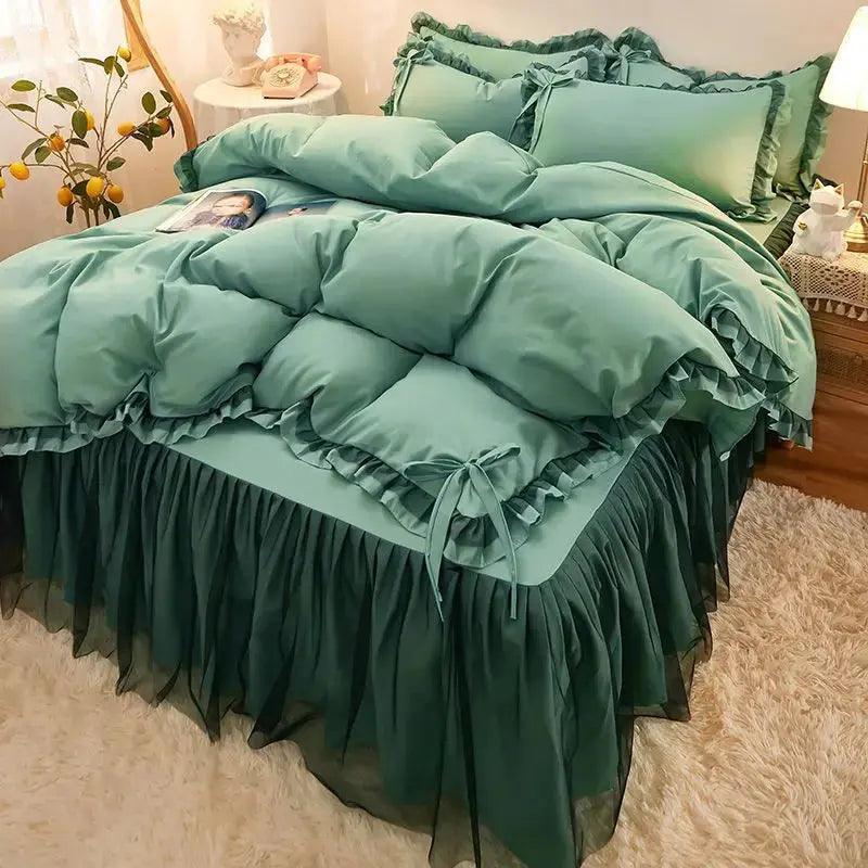 Solid Color Luxury Bedding Sets - Venus Trendy Fashion Online