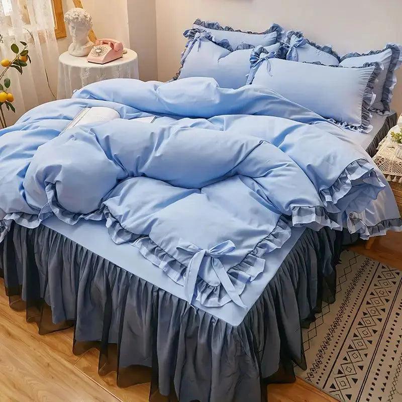 Solid Color Luxury Bedding Sets - Venus Trendy Fashion Online