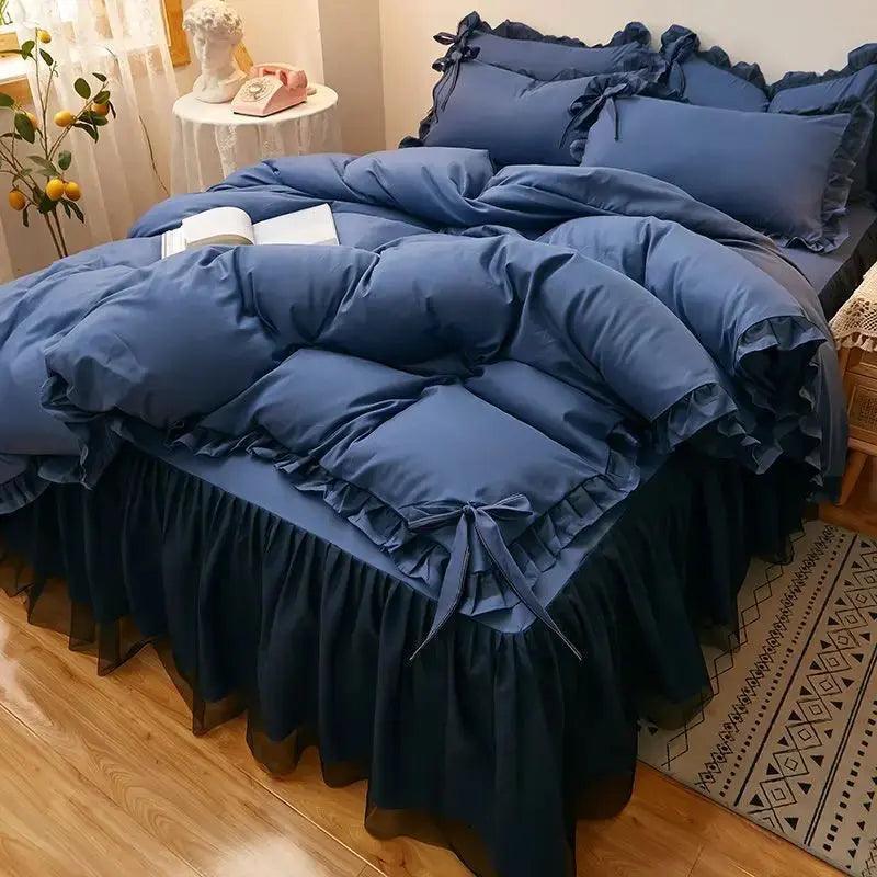 Solid Color Luxury Bedding Sets - Venus Trendy Fashion Online