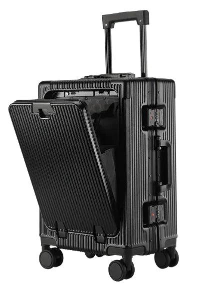 Aluminum Trolley Spacious Easy-Access Luggage - Venus Trendy Fashion Online