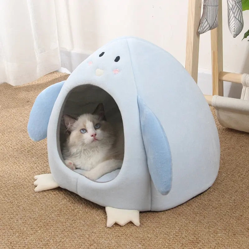 Warm comfort Cat Bed Pet with Soft Cushion - Venus Trendy Fashion Online