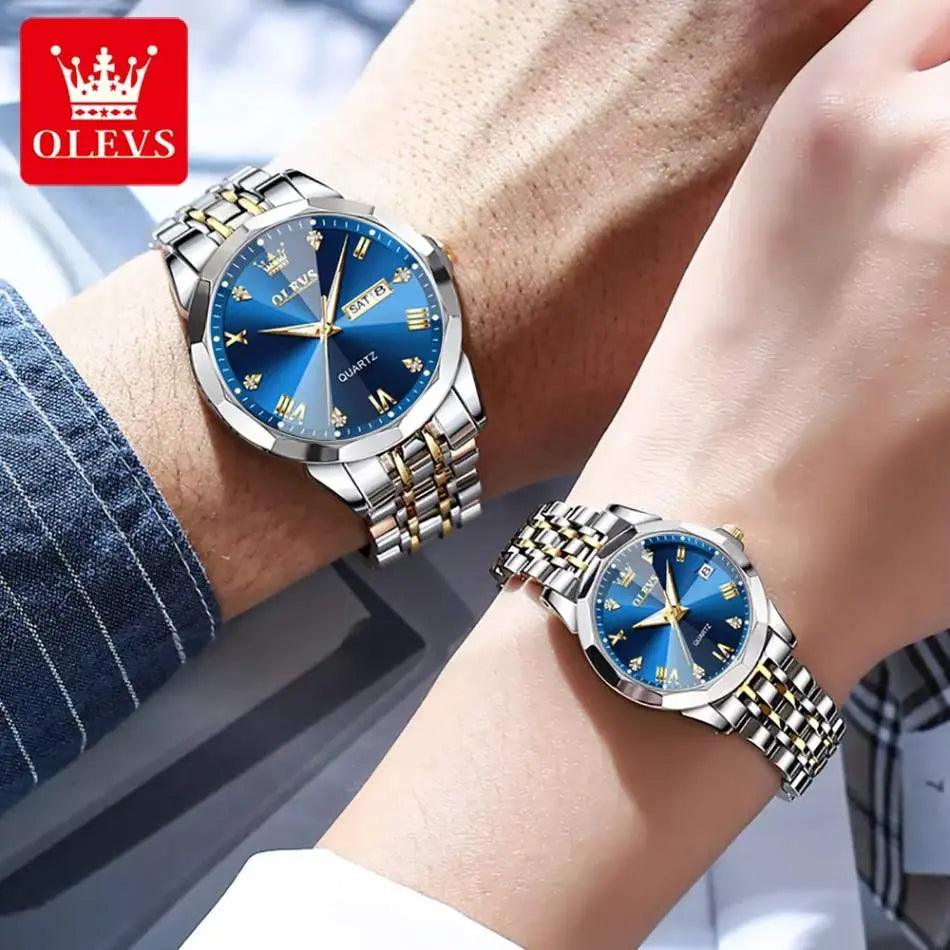 Olevs Elegant 3D Watch Set - Venus Trendy Fashion Online