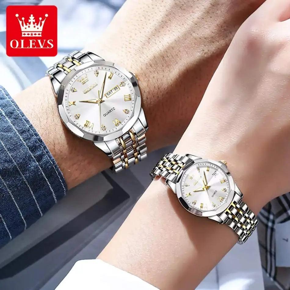 Olevs Elegant 3D Watch Set - Venus Trendy Fashion Online