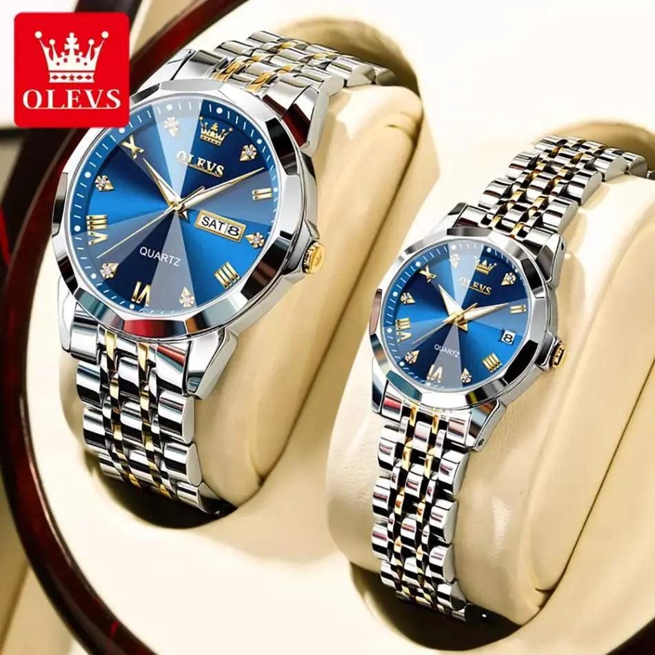 Olevs Elegant 3D Watch Set - Venus Trendy Fashion Online