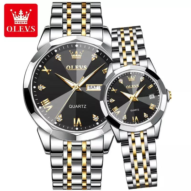 Olevs Elegant 3D Watch Set - Venus Trendy Fashion Online