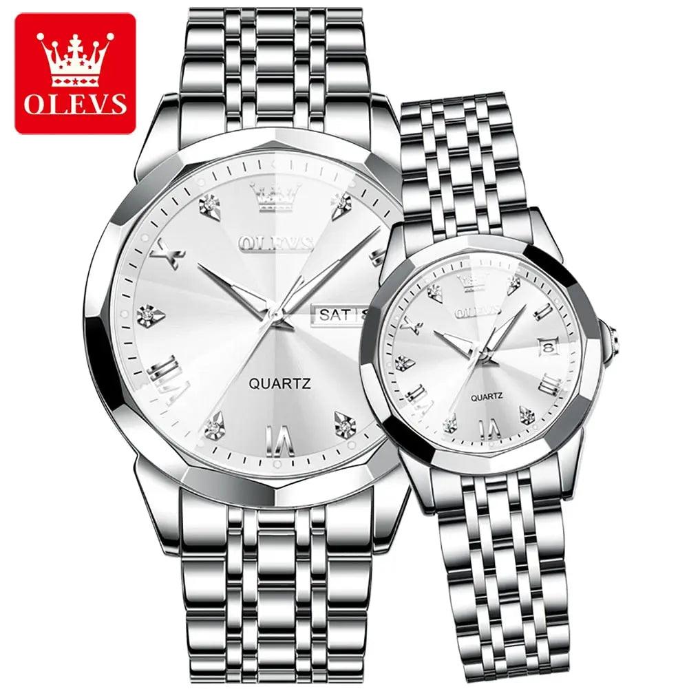 Olevs Elegant 3D Watch Set - Venus Trendy Fashion Online