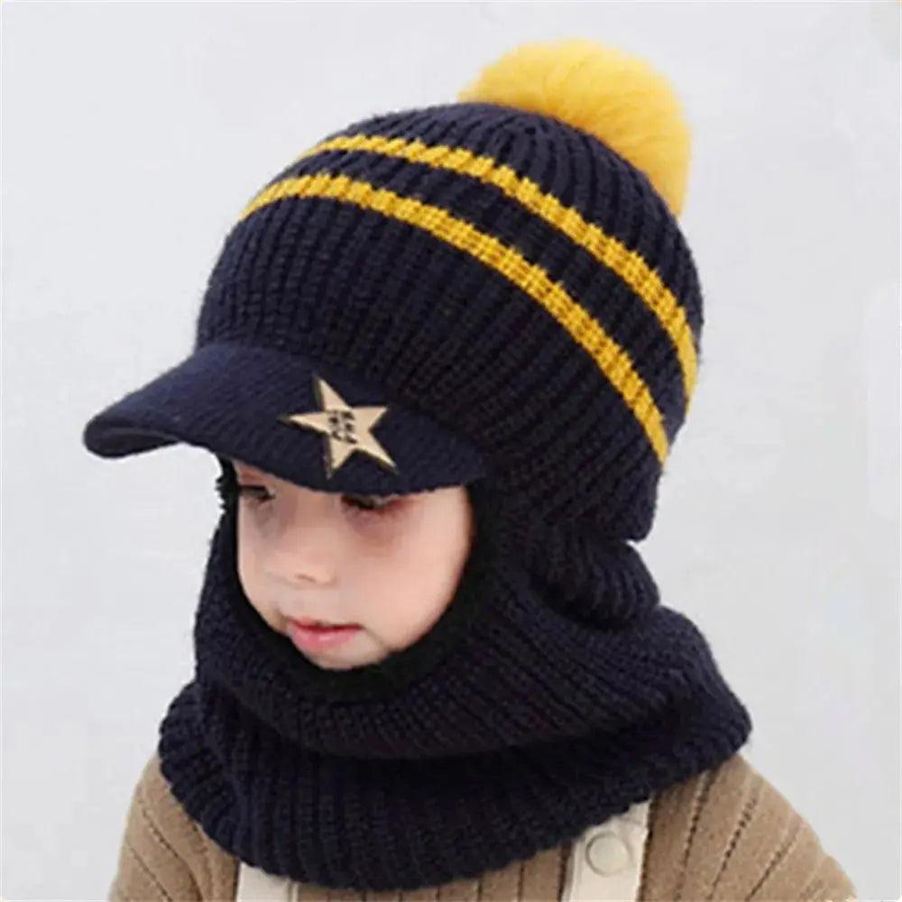 Winter Baby Double Warm Lining Caps - Venus Trendy Fashion Online