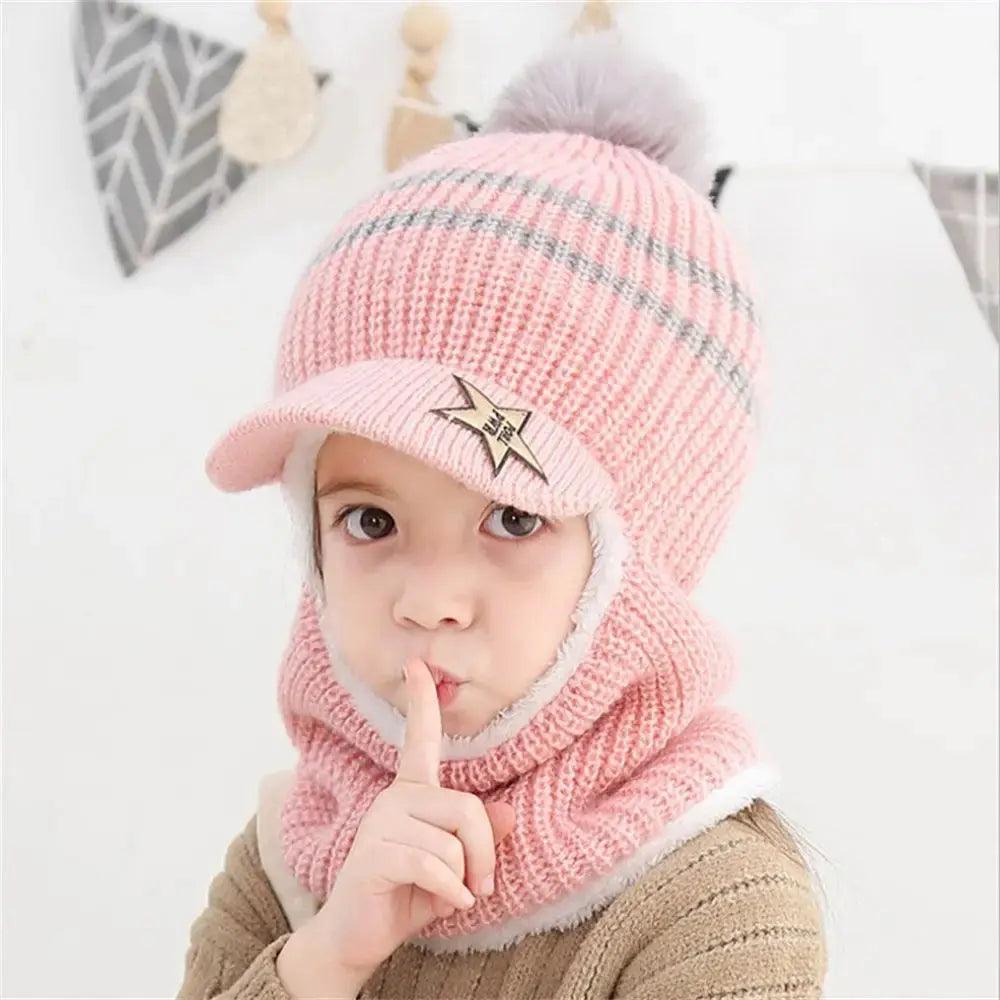 Winter Baby Double Warm Lining Caps - Venus Trendy Fashion Online