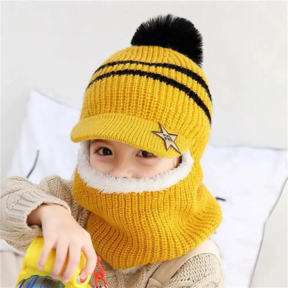 Winter Baby Double Warm Lining Caps - Venus Trendy Fashion Online