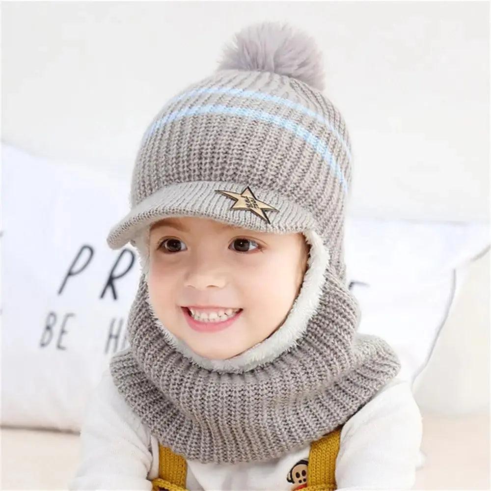 Winter Baby Double Warm Lining Caps - Venus Trendy Fashion Online