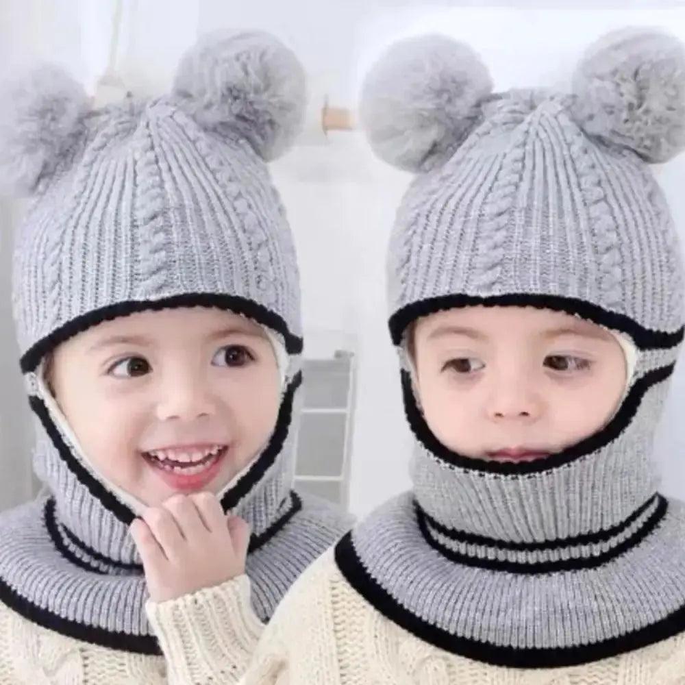 Winter Baby Double Warm Lining Caps - Venus Trendy Fashion Online