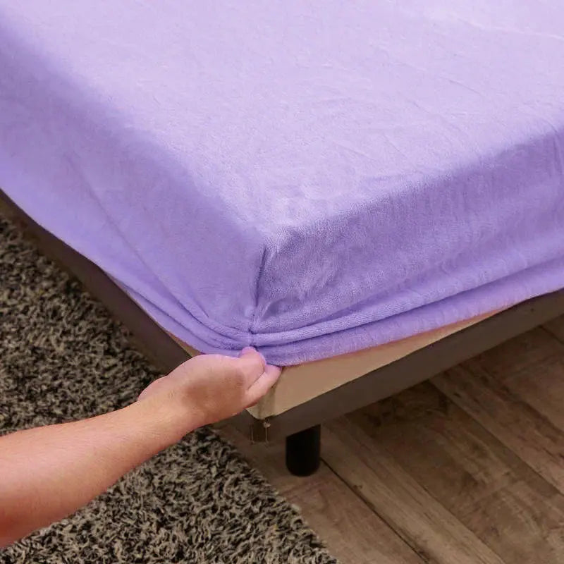 Winter Plush Elastic Fitted Bed Sheet - Venus Trendy Fashion Online