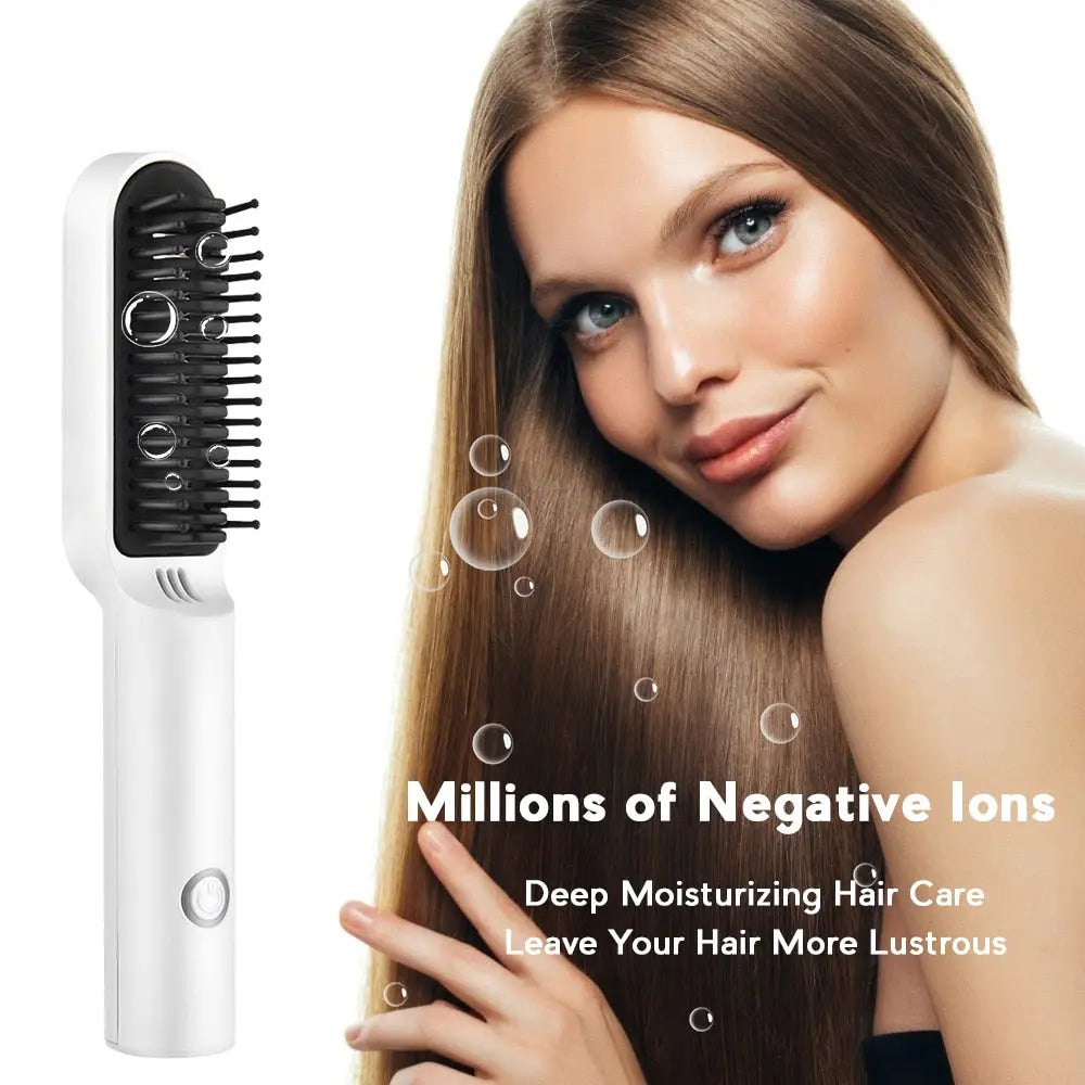 Wireless Heating Hair Styling Comb - Venus Trendy Fashion Online