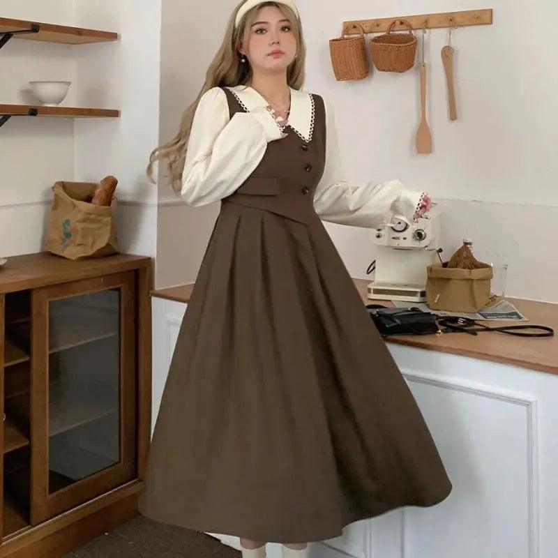 Women French Personal Vintage Vestidos Elegant Dress - Venus Trendy Fashion Online