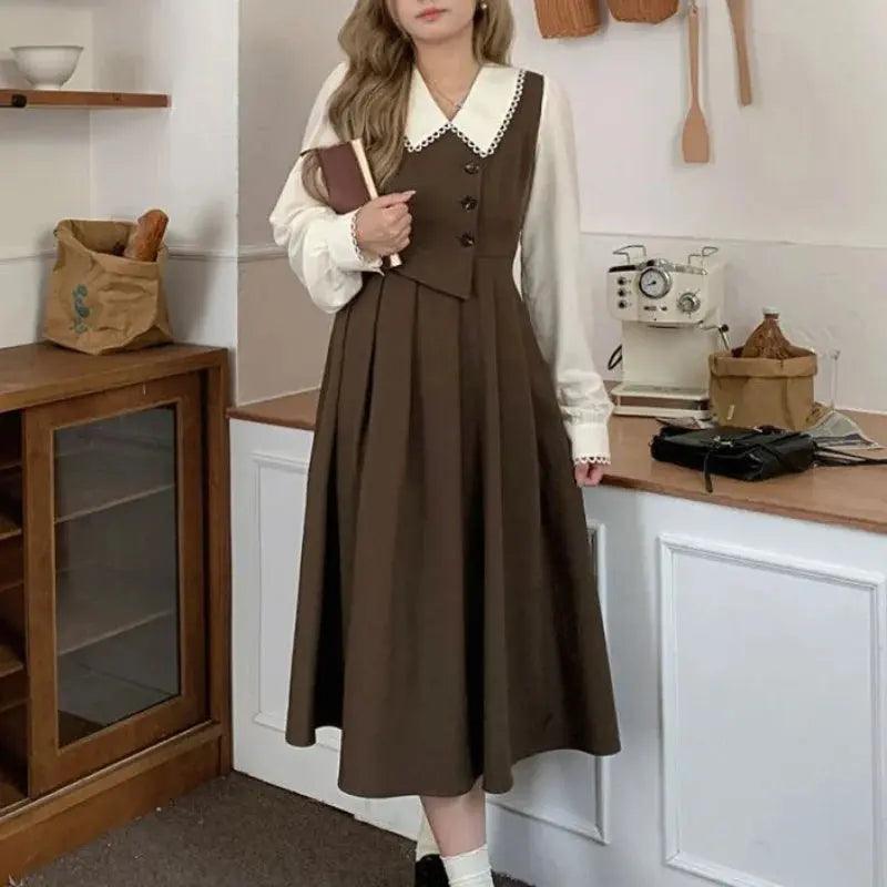 Women French Personal Vintage Vestidos Elegant Dress - Venus Trendy Fashion Online