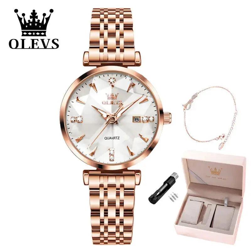 Women Luxury Jewelry Quartz Watch - Venus Trendy Fashion Online