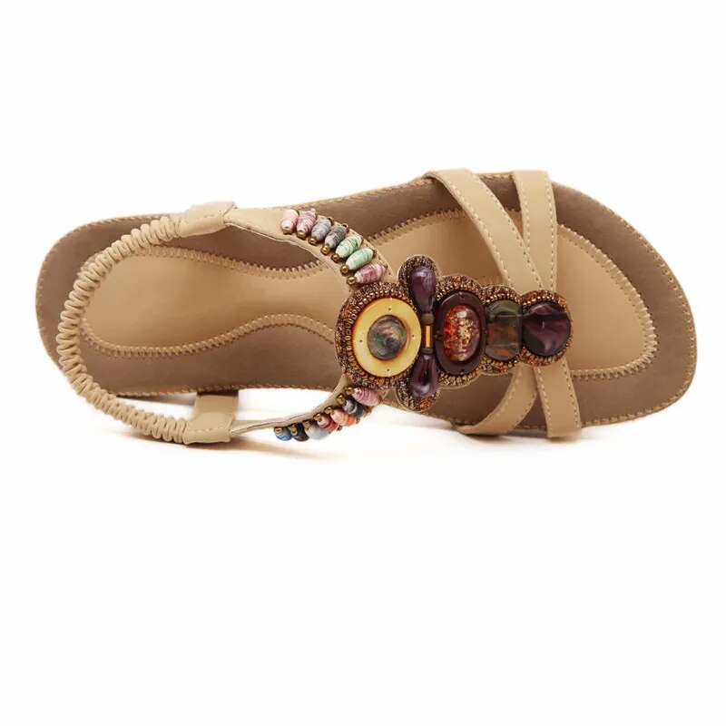 Women Sandals Gemstone Beaded Slippers Venus Trendy Fashion Online