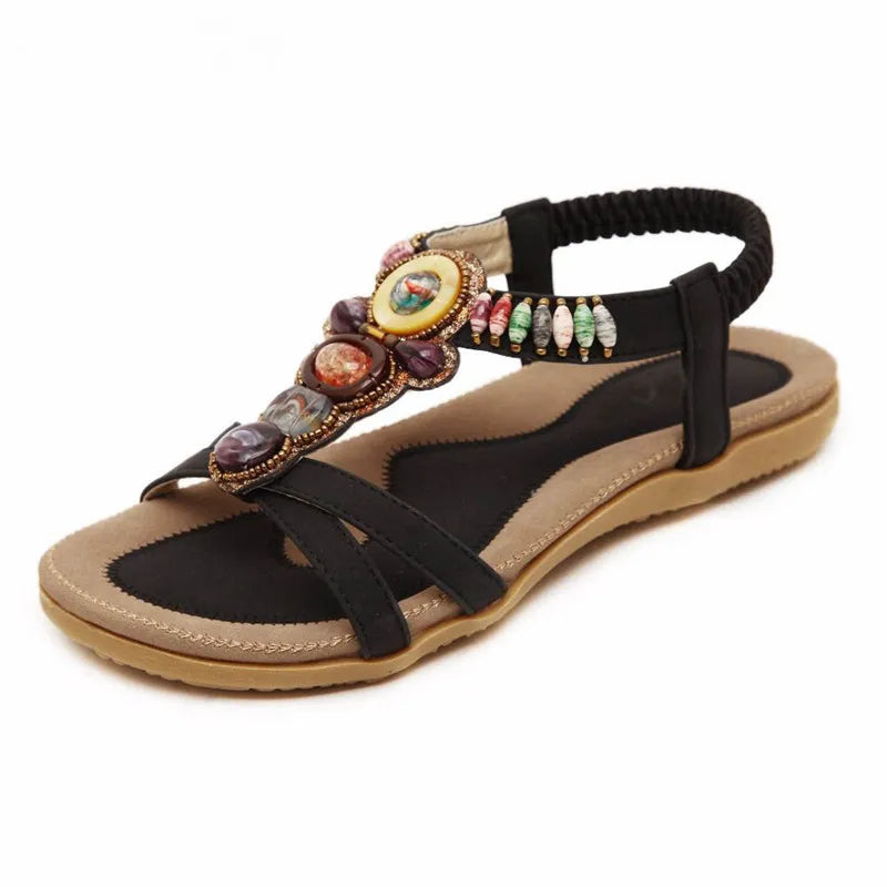 Women Sandals Gemstone Beaded Slippers Venus Trendy Fashion Online