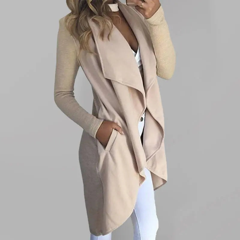 Women's Solid Color Open Front Cardigan - Venus Trendy Fashion Online