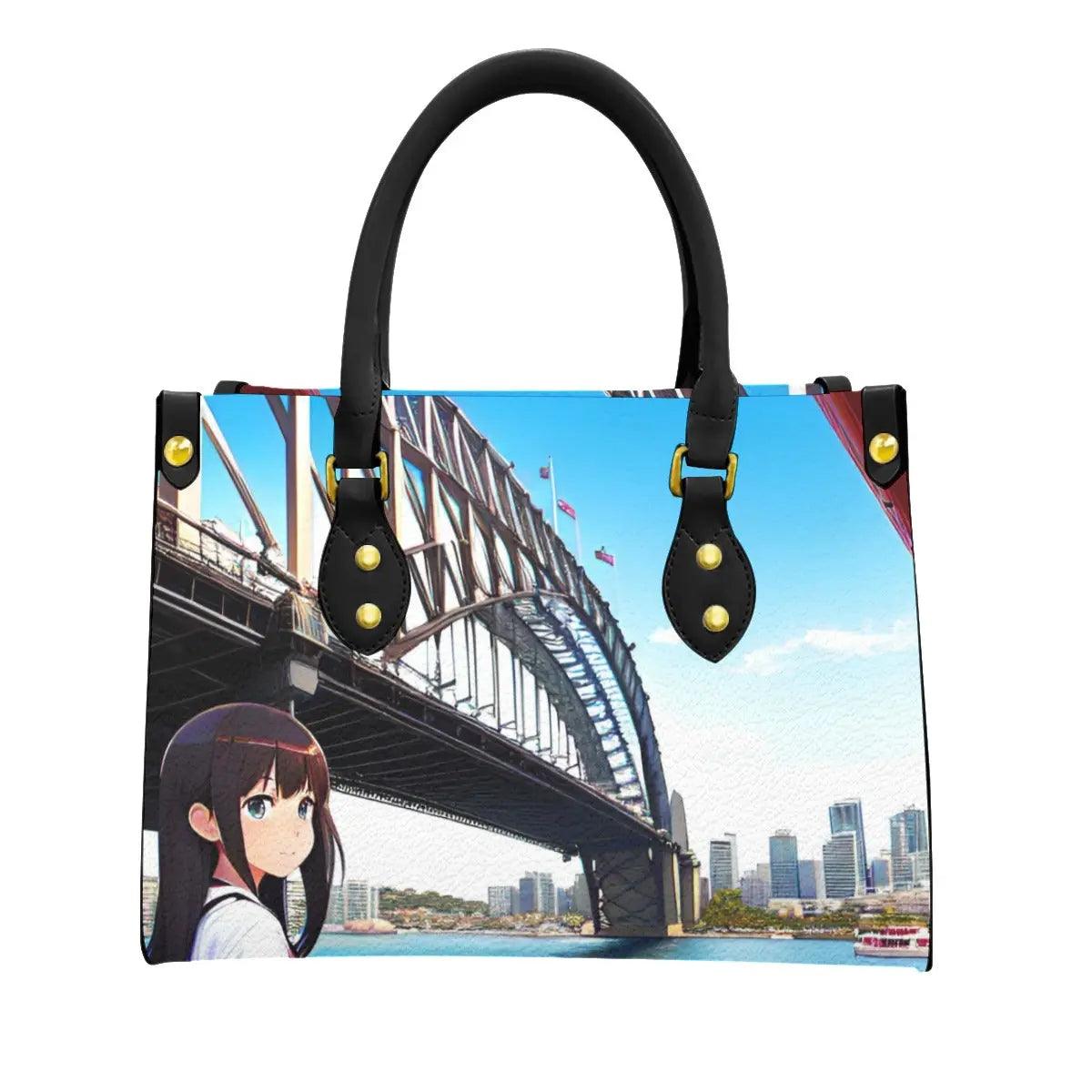 Women's Tote Bag With Black Handle - Venus Trendy Fashion Online