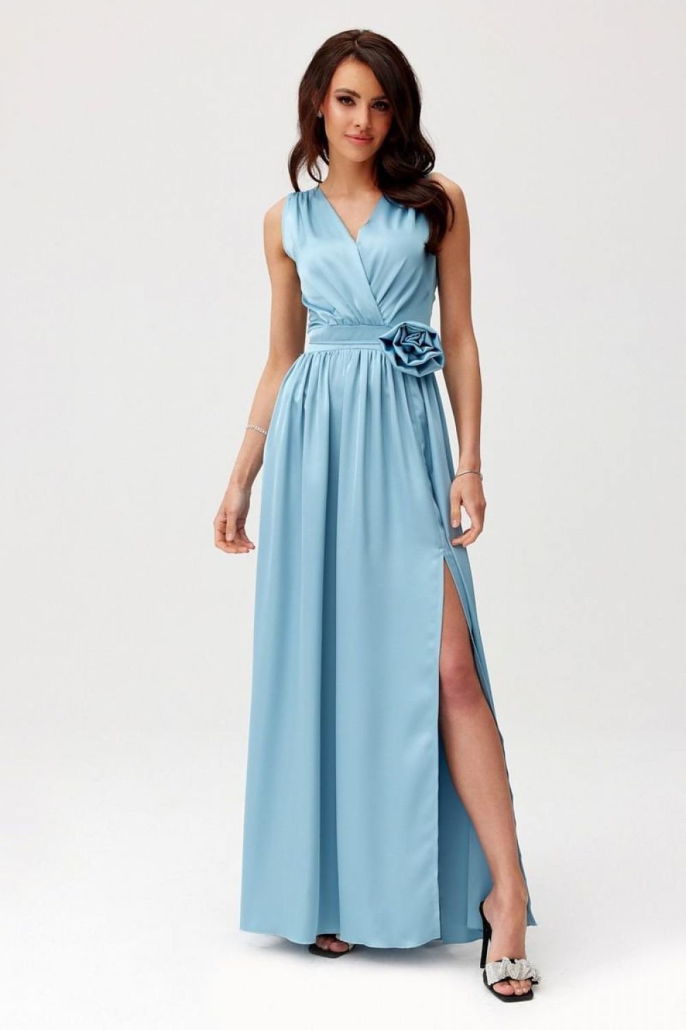 Elegance Classic Satin Maxi Cocktail dress - Venus Trendy Fashion Online