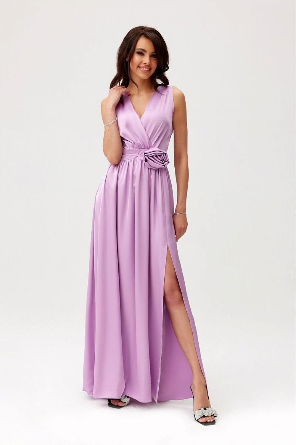 Elegance Classic Satin Maxi Cocktail dress - Venus Trendy Fashion Online