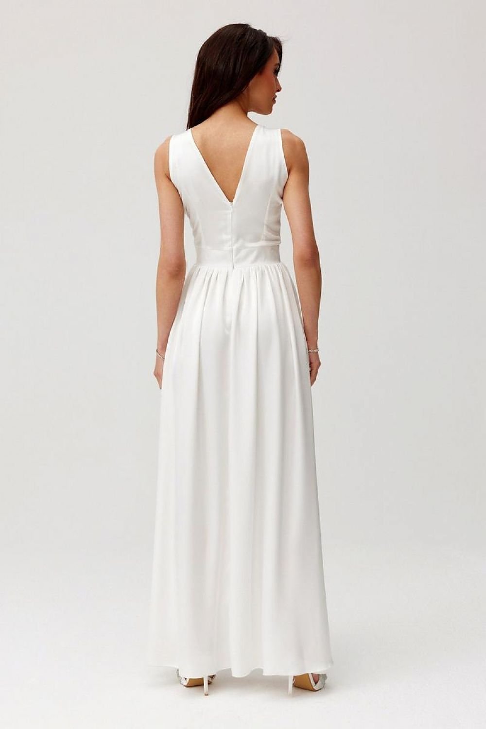 Elegance Classic Satin Maxi Cocktail dress - Venus Trendy Fashion Online