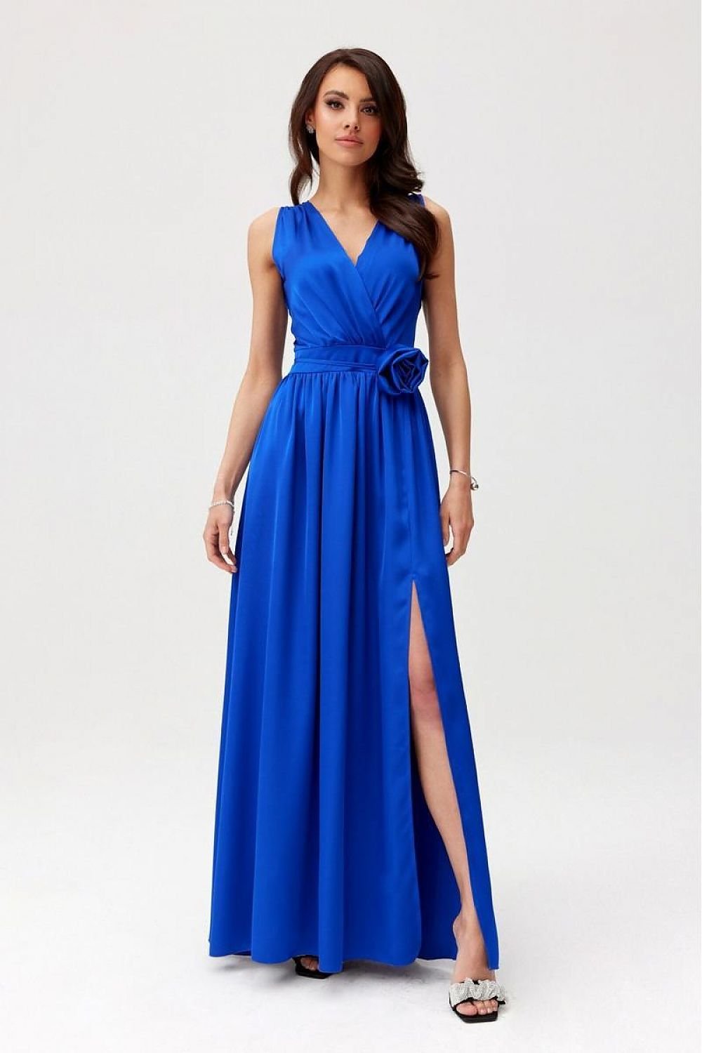 Elegance Classic Satin Maxi Cocktail dress - Venus Trendy Fashion Online