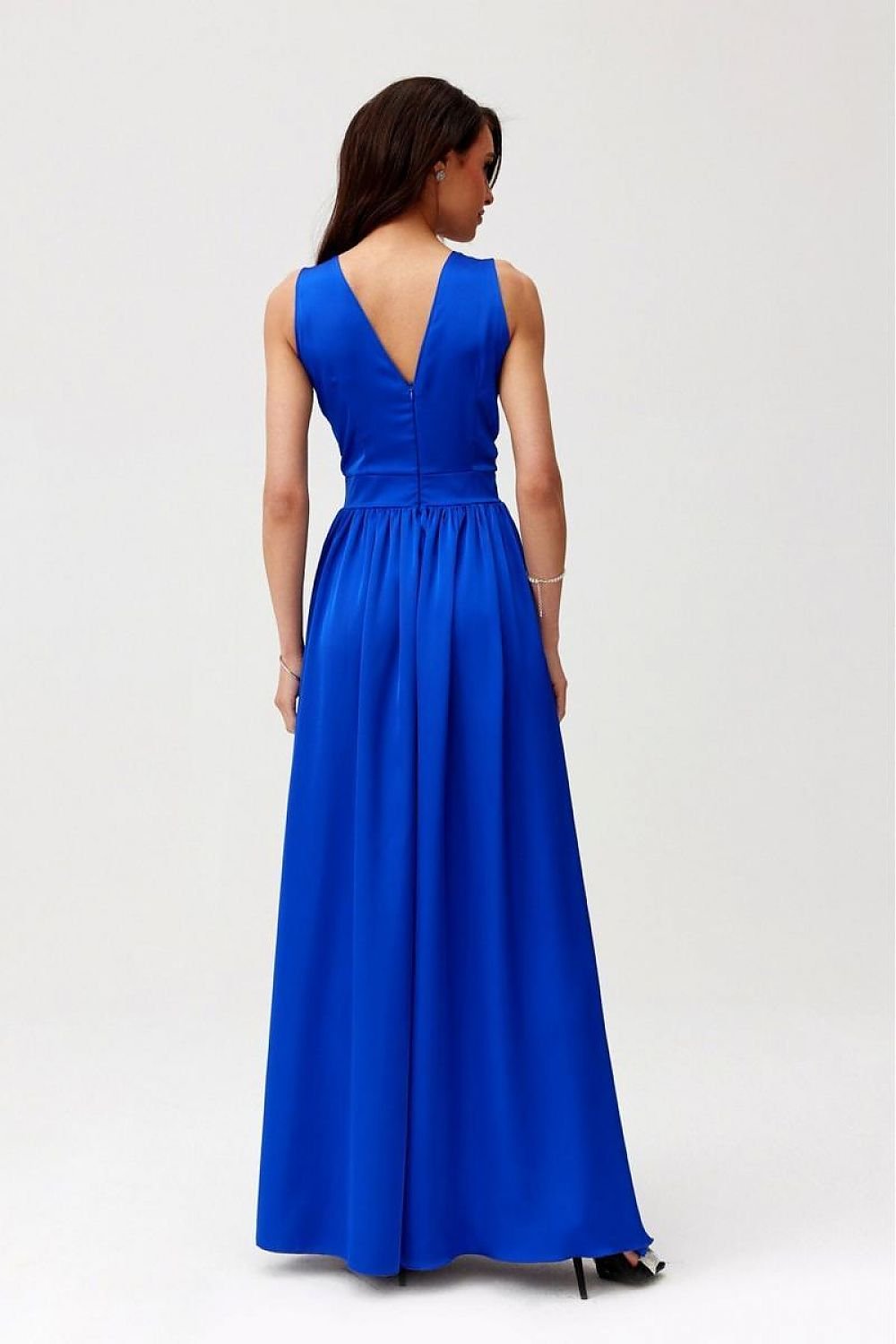 Elegance Classic Satin Maxi Cocktail dress - Venus Trendy Fashion Online