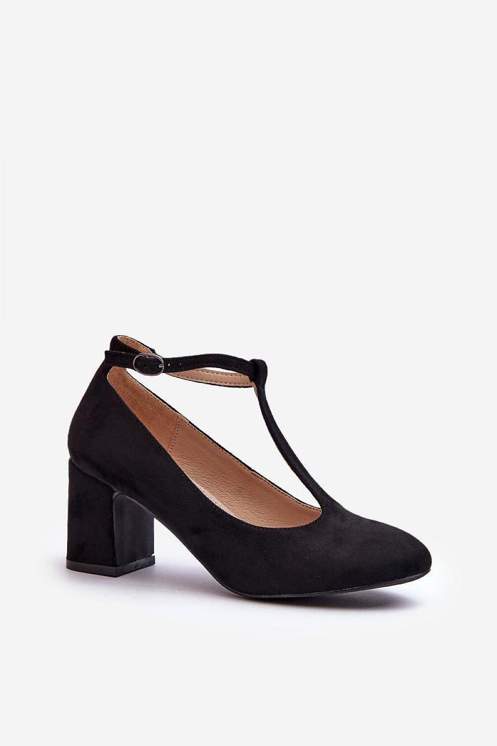 Eco-Friendly Leather Block heel pumps - Venus Trendy Fashion Online