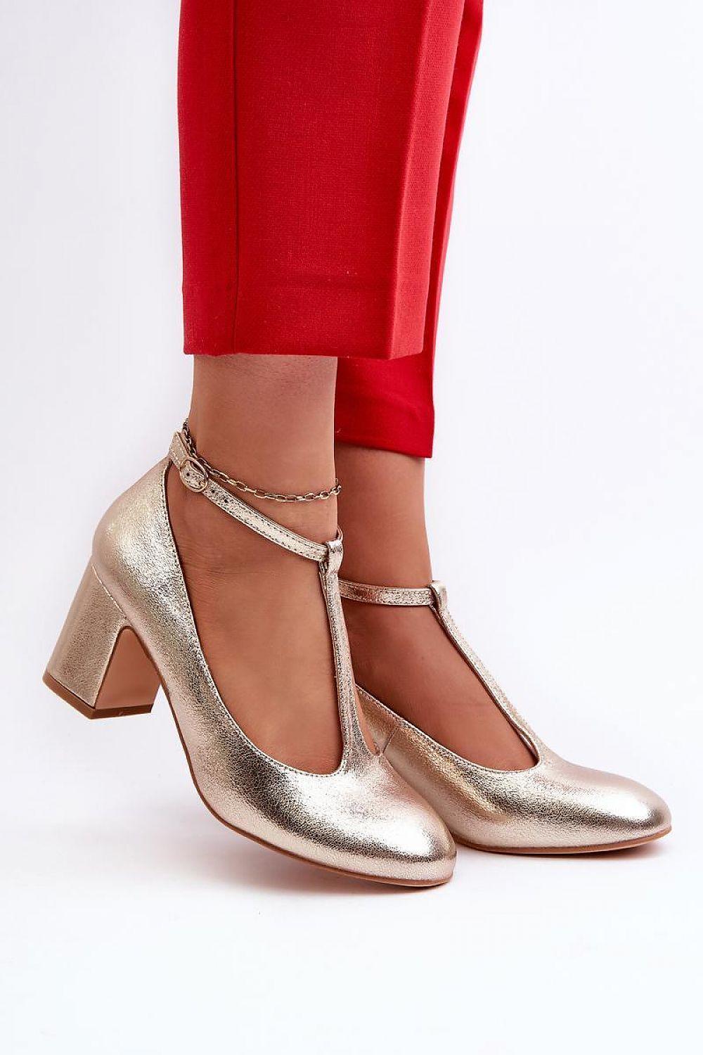 Eco-Friendly Leather Block heel pumps - Venus Trendy Fashion Online