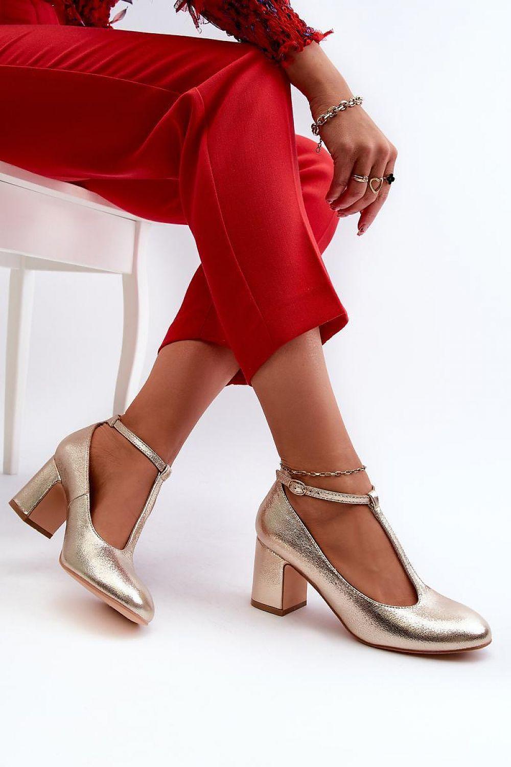 Eco-Friendly Leather Block heel pumps - Venus Trendy Fashion Online