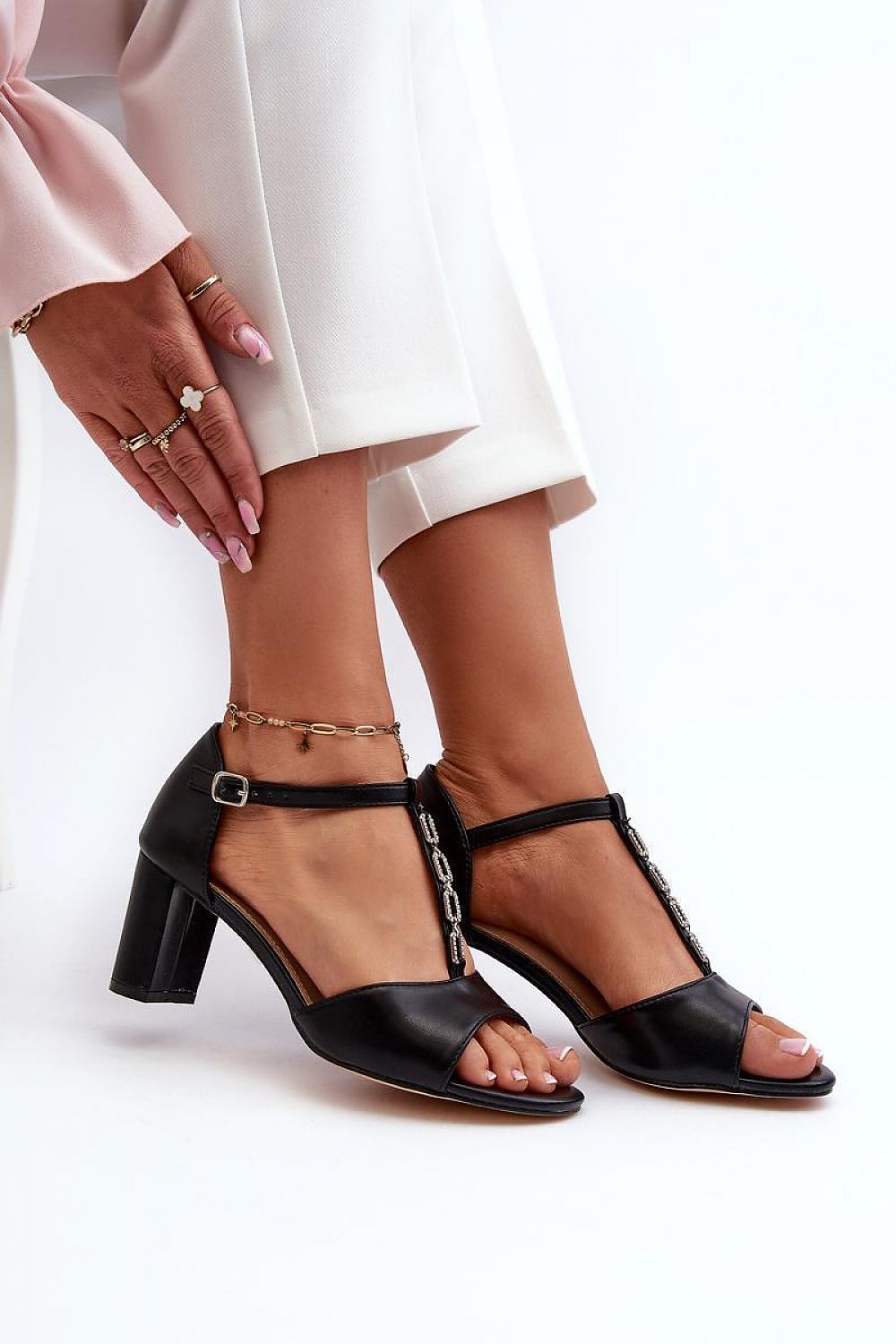 Elegant Women's Eco-Leather Heel sandals - Venus Trendy Fashion Online