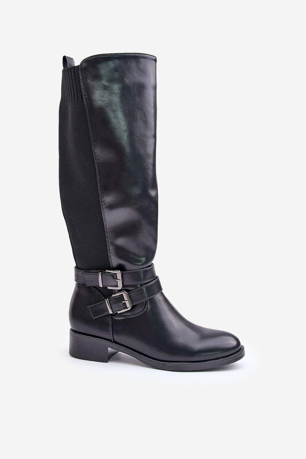 Classic Women's Eco-Leather Thigh-Hight Boots - Venus Trendy Fashion Online