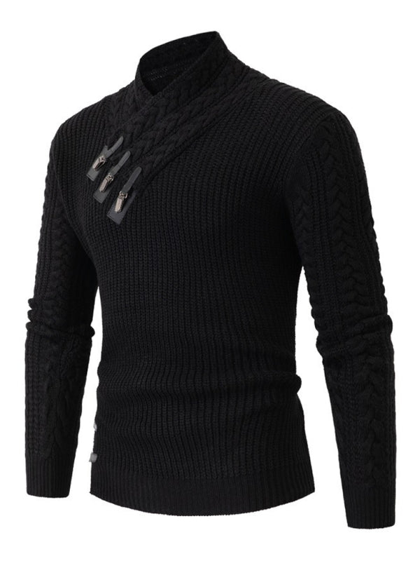 Men's casual pullover warm long sleeve sweater  Venus Trendy Fashion Online