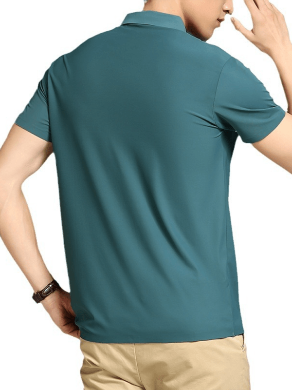 Men's high elastic short-sleeved quick-drying polo shirt - Venus Trendy Fashion Online