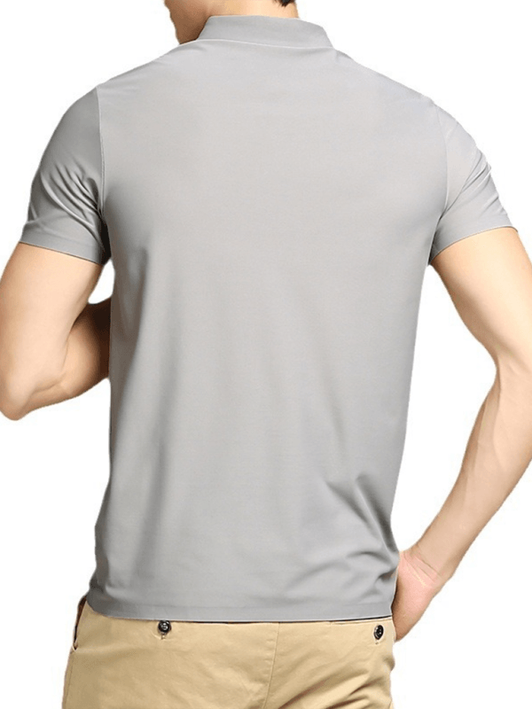 Men's high elastic short-sleeved quick-drying polo shirt - Venus Trendy Fashion Online