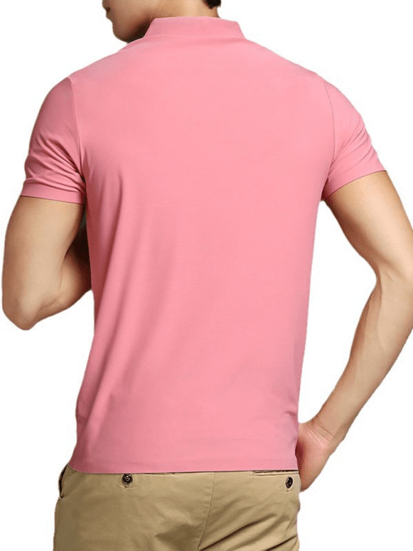 Men's high elastic short-sleeved quick-drying polo shirt - Venus Trendy Fashion Online