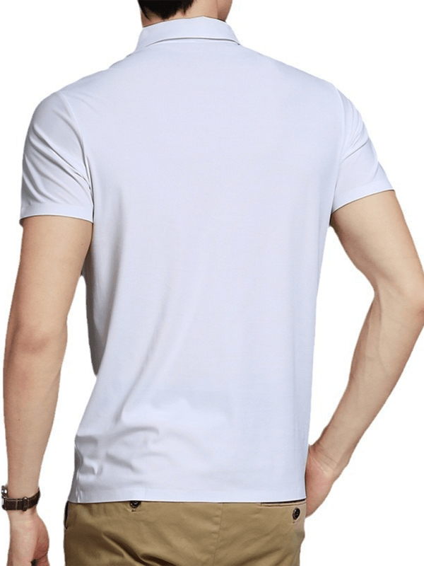 Men's high elastic short-sleeved quick-drying polo shirt - Venus Trendy Fashion Online