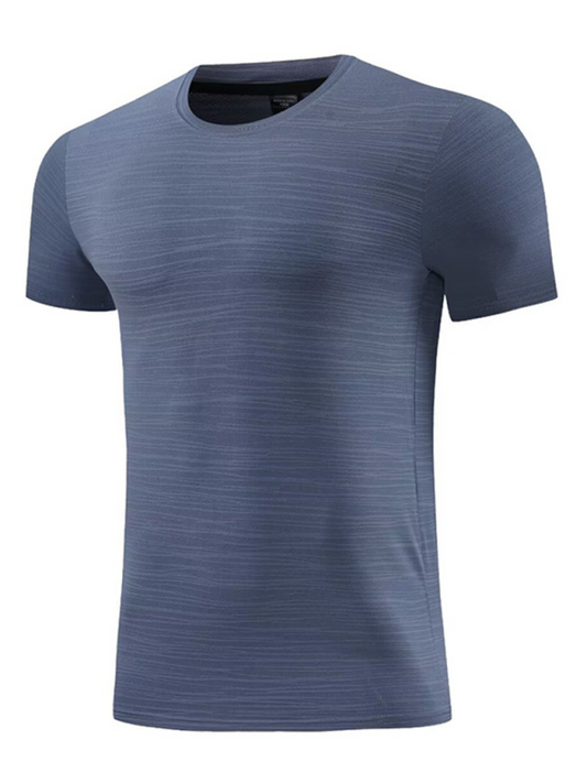 Men's new ice silk quick dry round neck short sleeve sports T-shirt  Venus Trendy Fashion Online