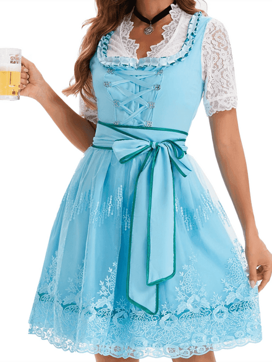 German Munich Oktoberfest Clothing Women's Printed Beer Clothing Dress  Venus Trendy Fashion Online