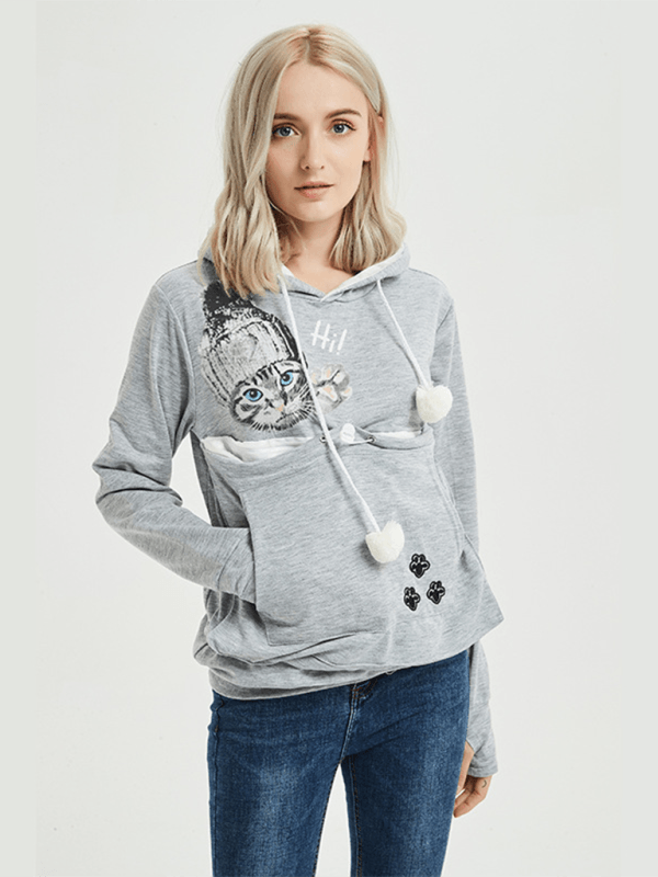 New arrival big pocket hooded sweatshirt - Venus Trendy Fashion Online