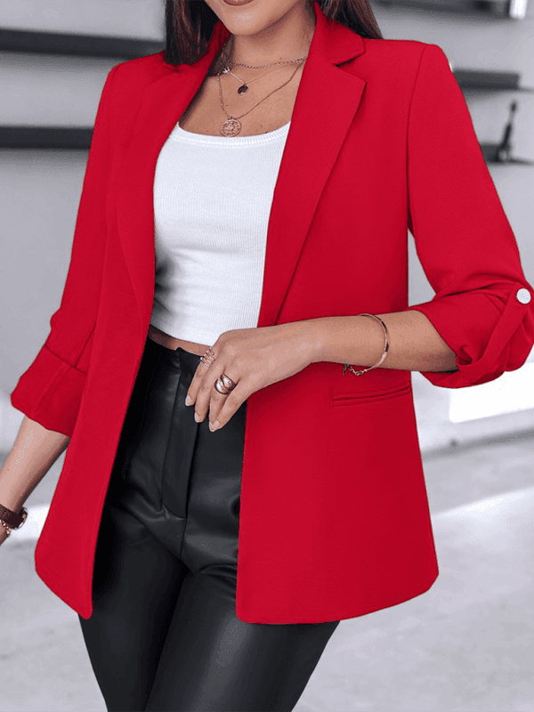 Stylish blazer with sleeves and buttons - Venus Trendy Fashion Online