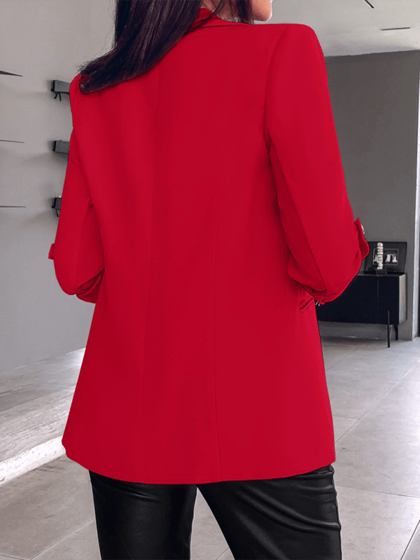 Stylish blazer with sleeves and buttons - Venus Trendy Fashion Online